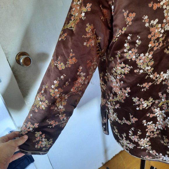 Chinese Embroidered Jacket Brown - Picture 4 of 9